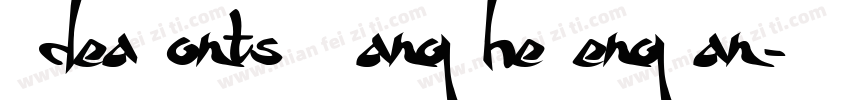 IdeaFonts WangZheFengFan字体转换